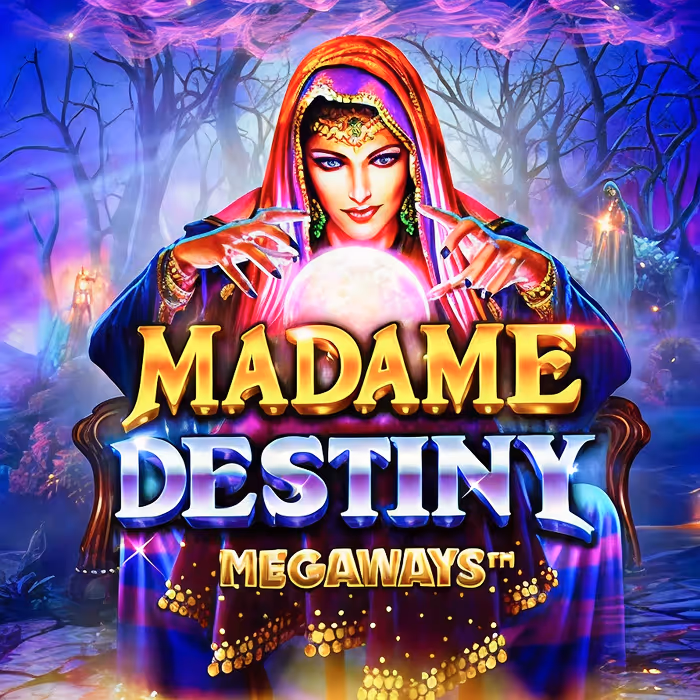 Madame Destiny slot game - mystical fortune teller themed slot with expanding symbols